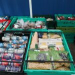 Hundreds of food parcels handed out as cost-of-living crisis ramps up