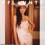 Stunning: Jessica Alba looked stunning while gracing the cover of Flaunt in a story published on Thursday