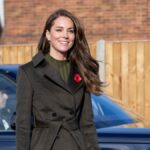 Kate Middleton Wears Hobbs and Mango on a Visit to Colham Manor Children’s Centre