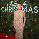 NEW YORK, NEW YORK - NOVEMBER 09: Lindsay Lohan attends Netflix’s Falling For Christmas Celebratory Holiday Fan Screening with Cast & Crew on November 9, 2022 in New York City (Photo by Bryan Bedder/Getty Images for Netflix)