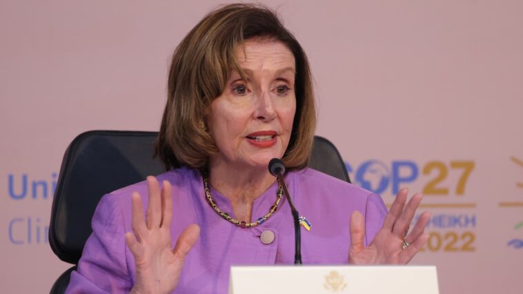 Pelosi says Republican's 'red wave' turned into a 'little, tiny trickle'