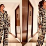 Priyanka Chopra, Priyanka Chopra news, Priyanka Chopra in India, Priyanka Chopra fashion, Priyanka Chopra pantsuit, Priyanka Chopra in Rahul Mishra couture, indian express news