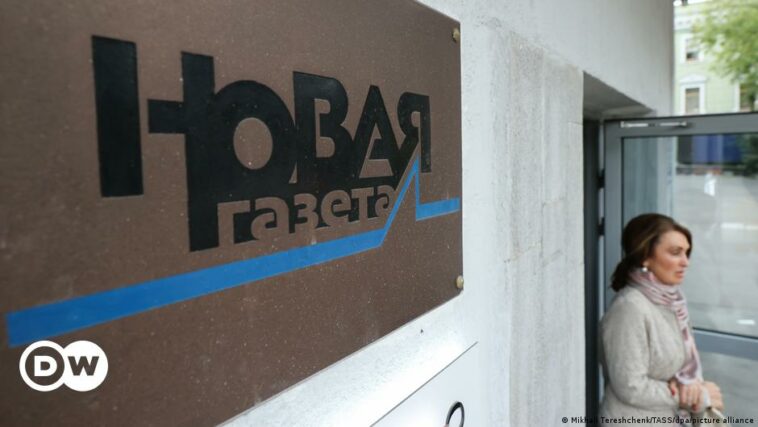 Russia blocks Novaya Gazeta website