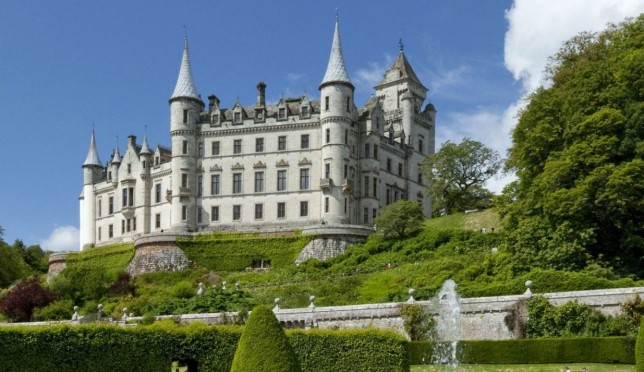 Dunrobin Castle near Golspie, Scotland