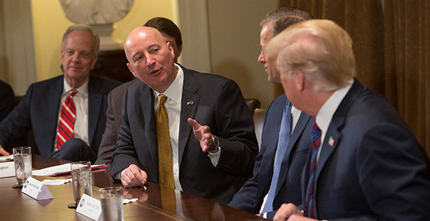 Nebraska Gov. Pete Ricketts Photo credit:  Chris Kleponis /Pool/Getty Images

