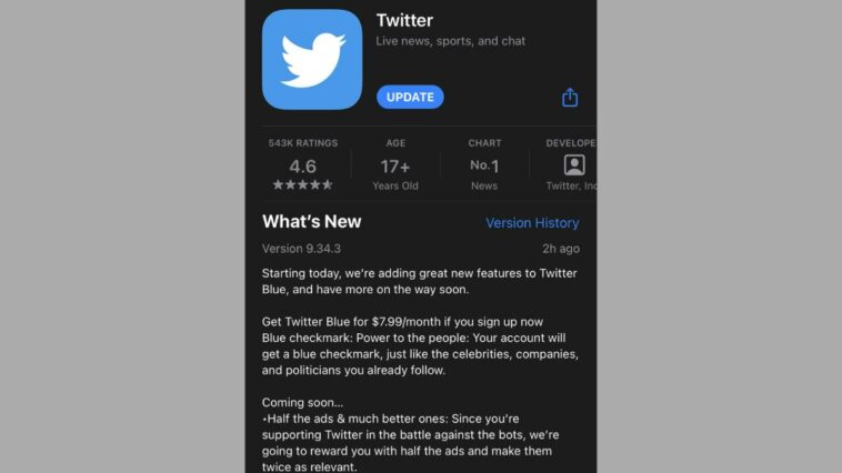 Twitter Blue Price Rises to $7.99, Now Gives Subscribers a Blue Tick for Verification, Fewer Ads