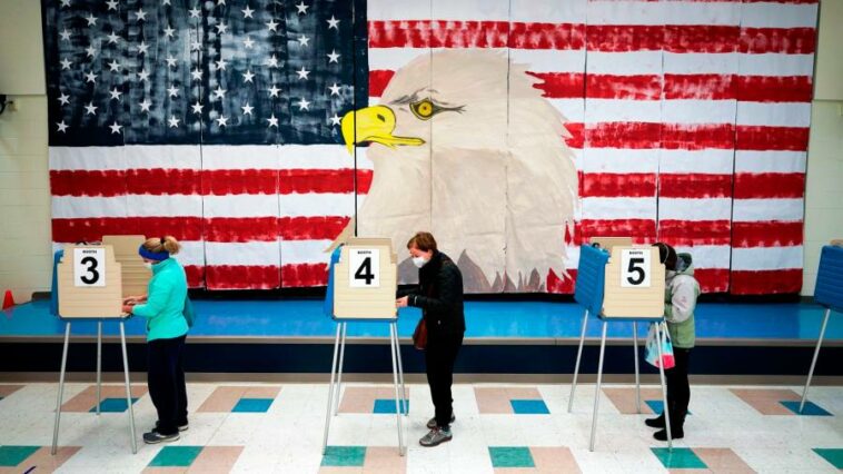 US voters head to polls after midterm campaign costing more than $16bn