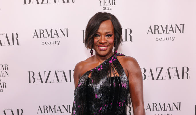 LONDON, ENGLAND - NOVEMBER 10: Viola Davis attends the Harper's Bazaar Women of the Year Awards 2022, in partnership with Armani Beauty, at Claridge's Hotel on November 10, 2022 in London, England. (Photo by David M. Benett/Dave Benett/Getty Images for Harper's Bazaar)