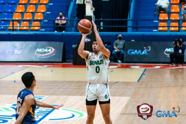 St. Benilde Blazers' star Will Gozum. –NCAA PHOTO