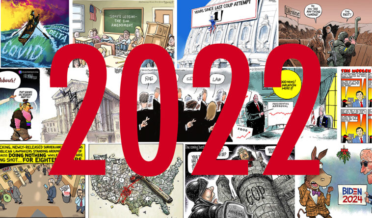 A cartoon chronicle of 2022