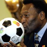 Family members visit the legendary Pele on December 24 at the Sao Paulo hospital where he is suffering from worsening cancer.