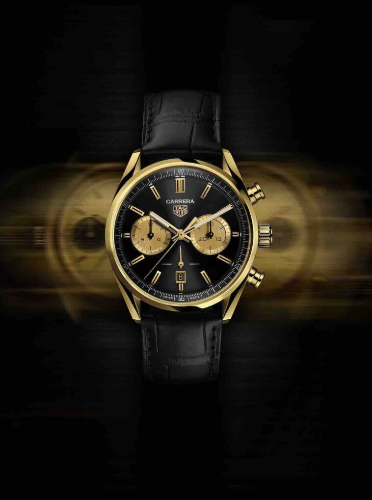 TAG Heuer Launches Retro Gold Carrera