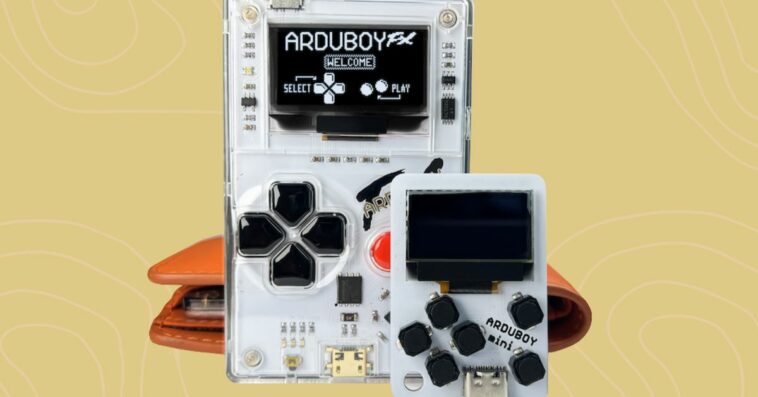 The Arduboy Mini is a tiny retro-inspired 8-bit game console