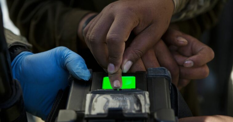 US military biometric capture devices loaded with data were sold on eBay