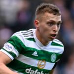 GLASGOW, SCOTLAND - JANUARY 02: Alistair Johnston in action for Celtic during a cinch Premiership match between Rangers and Celtic at Ibrox Stadium, on January 02, 2023, in Glasgow, Scotland.  (Photo by Rob Casey / SNS Group)