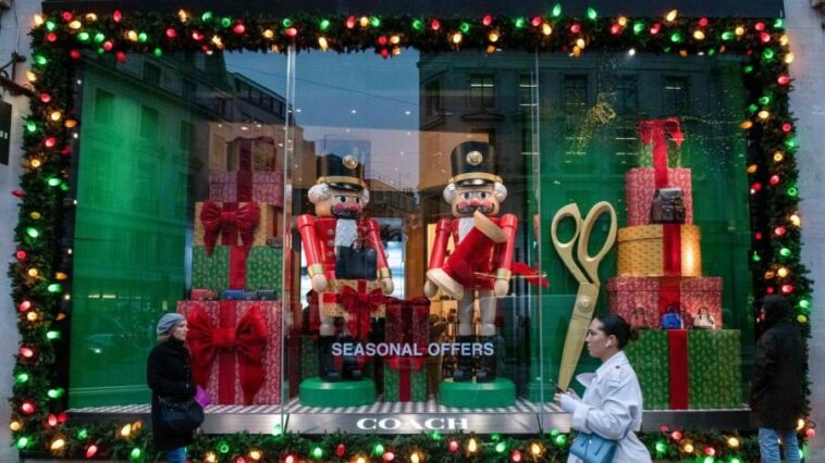 British retail sales drop unexpectedly in December