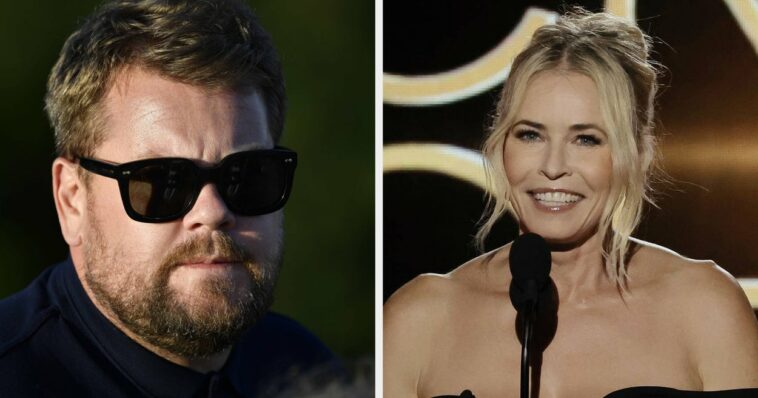 Chelsea Handler Just Publicly Shaded James Corden For The Way That He Treats Restaurant Servers