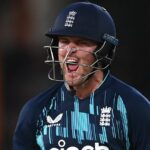 Jason Roy roars after scoring ODI century against South Africa (Getty Images)