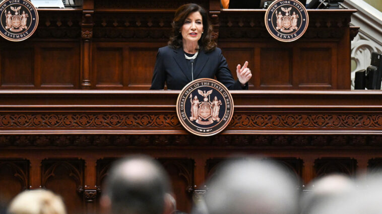 Hochul touts efforts to curb gun violence in State of the State speech