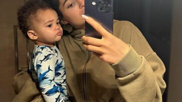 Big revelation: Kylie Jenner, 25, revealed that her baby son's name is Aire - which is pronounced 'air' - in an Instagram post shared on Saturday