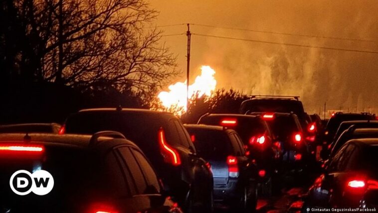 Lithuania gas pipeline explodes, nearby village evacuated