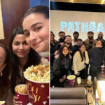 New parents Alia Bhatt and Ranbir Kapoor watch the Shah Rukh Khan starrer Pathaan