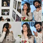 Ranbir Kapoor and Alia Bhatt react to a photo wall full of their memories. See pics: