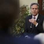 Secretary of State Blinken meets with Egyptian college students in first stop in Middle East trip