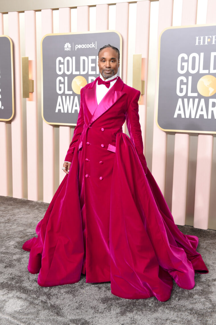 Billy Porter at the 80th Annual Golden Globe Awards held at The Beverly Hilton on January 10, 2023 in Beverly Hills, California.