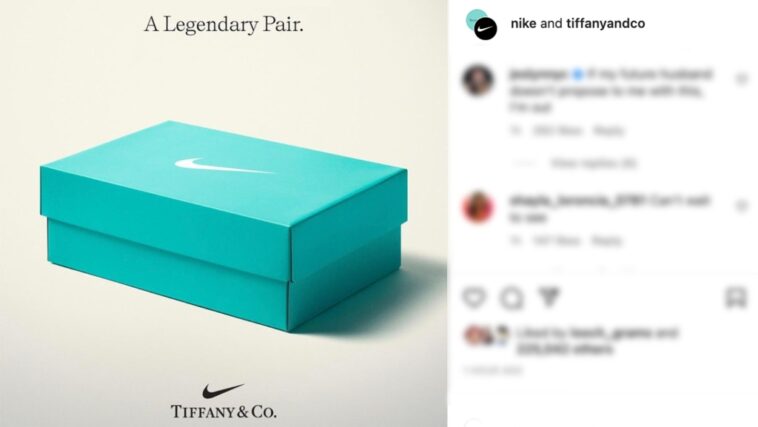 Tiffany and Nike Tease Upcoming Collaboration After Sneaker Photos Leak