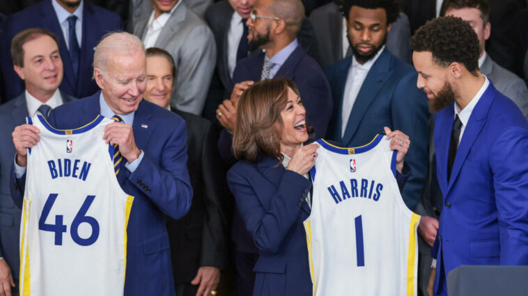 Warriors visit White House to celebrate 2022 title