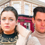 Whitney Dean and Zack Hudson in EastEnders