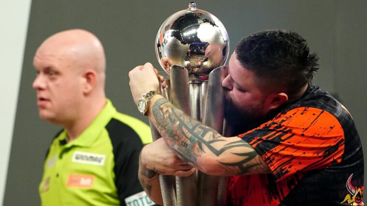 World Darts Championship: Michael van Gerwen hails 'phenomenal' Michael Smith victory in epic final