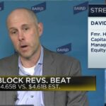 Expect Block to be up substantially tomorrow, says Baird's David Koning