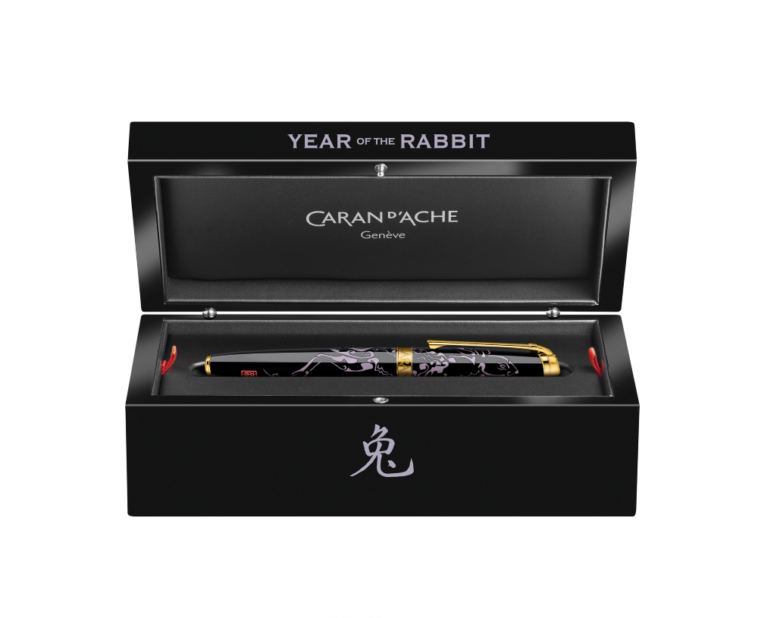 Celebrate The 2023 Year of the Rabbit with Caran d’Ache’s ‘Year of the Rabbit’ Haute Ecriture Fountain & Roller Pen