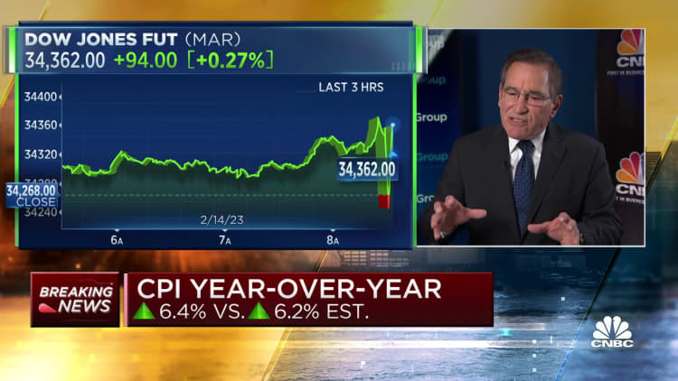 CPI rises 0.5% in January, more than expected and up 6.4% from a year ago