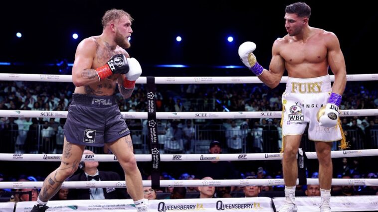 Jake Paul Calls Tommy Fury Loss a “Humbling Experience”