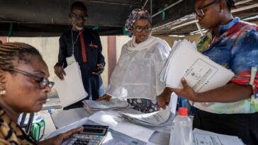 Nigeria’s electoral commission announces some early results