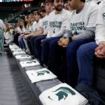 Spartans win in emotional return to home court