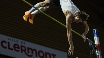 Sweden’s Armand Duplantis sets new pole vault world record