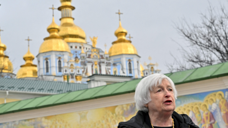 US sending Ukraine another $1 billion, Janet Yellen says in Kyiv