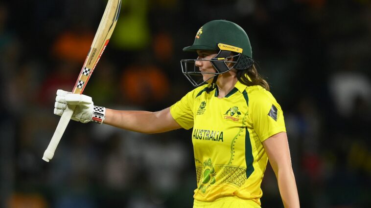 Women's T20 World Cup: Tahlia McGrath blasts Australia to six-wicket victory over South Africa