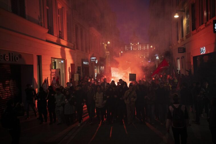 Anger spreads in France over Macron's retirement bill push