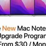 Apple’s business-oriented “Mac notebook upgrade program” has been discontinued