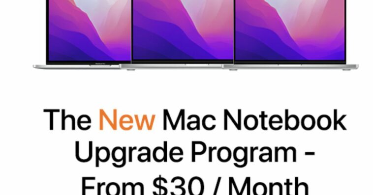 Apple’s business-oriented “Mac notebook upgrade program” has been discontinued