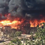 Big fire erupts at Rohingya camp in B'desh, 12,000 people homeless