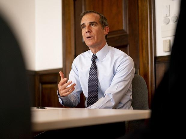 Eric Garcetti sworn in as US Ambassador to India by VP Kamala Harris