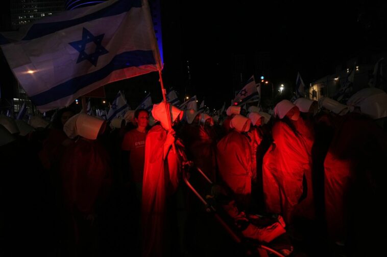 Israelis protest proposed legal changes for 10th week