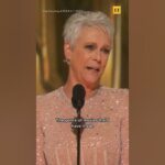 Jamie Lee Curtis's Oscar Acceptance Speech #shorts