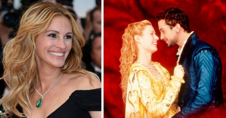 Julia Roberts Was Originally Cast In "Shakespeare In Love," But Left The Movie After "Disaster" Chemistry Reads